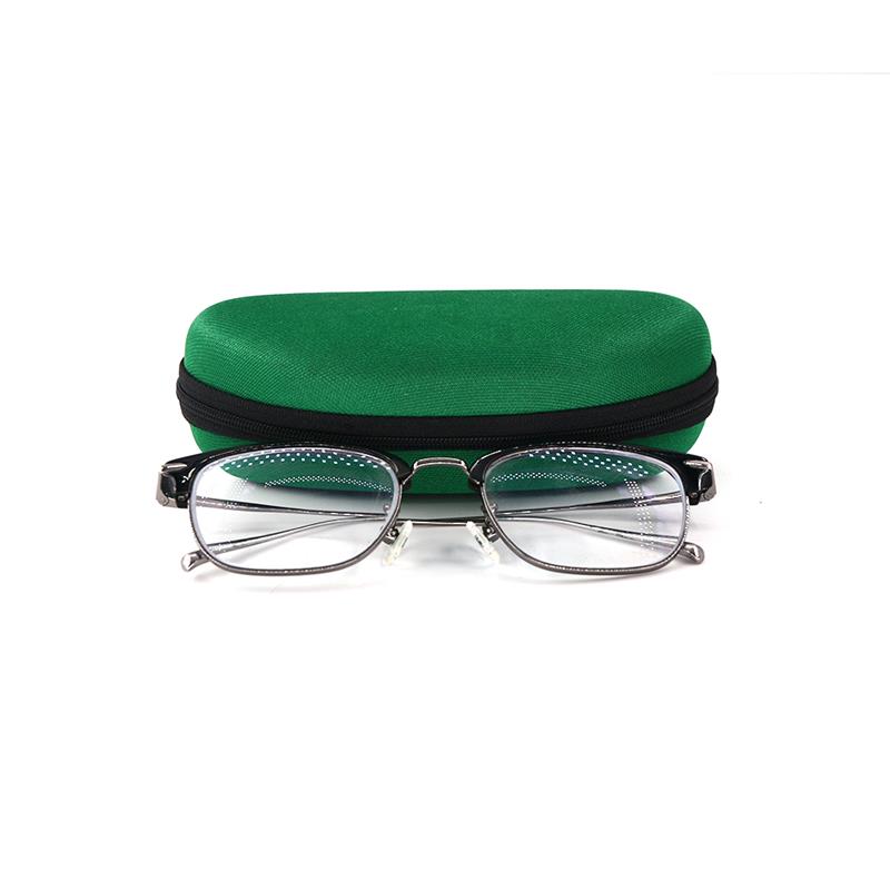 Boîte à lunettes vert Oxford organisateur